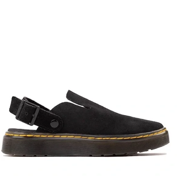 Dr. Martens Black Suede Mules - Picture 2 of 10